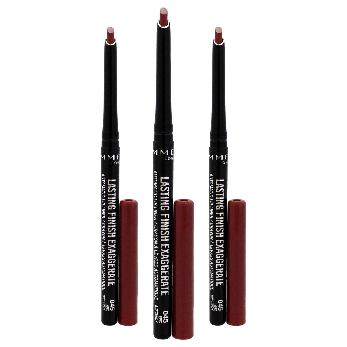 Rimmel London Lasting Finish Exaggerate Lip Liner 045 - 3 stuks