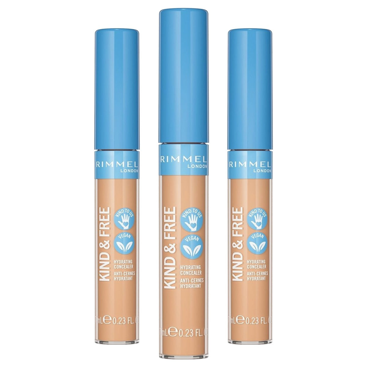 Rimmel London K & F Concealer 10 Fair - 3 stuks