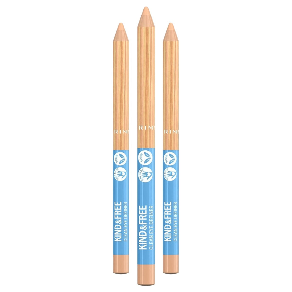Rimmel London Kind & Free Clean Eye definer 1,1 gr - 3 stuks