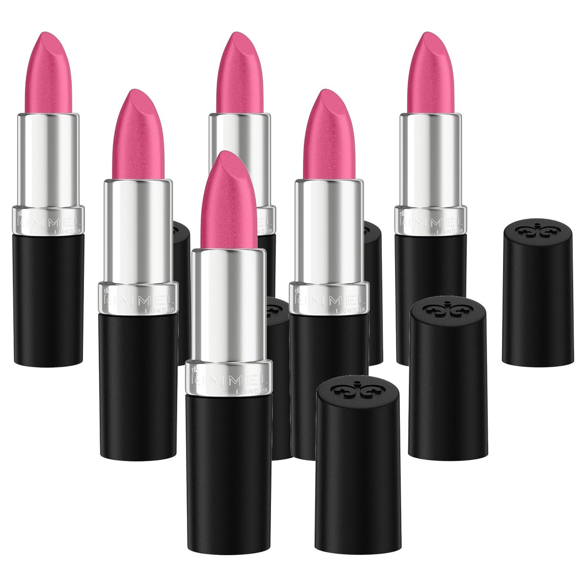 Rimmel London Lasting Finish Lipstick Sugar Plum 086 - 6 stuks