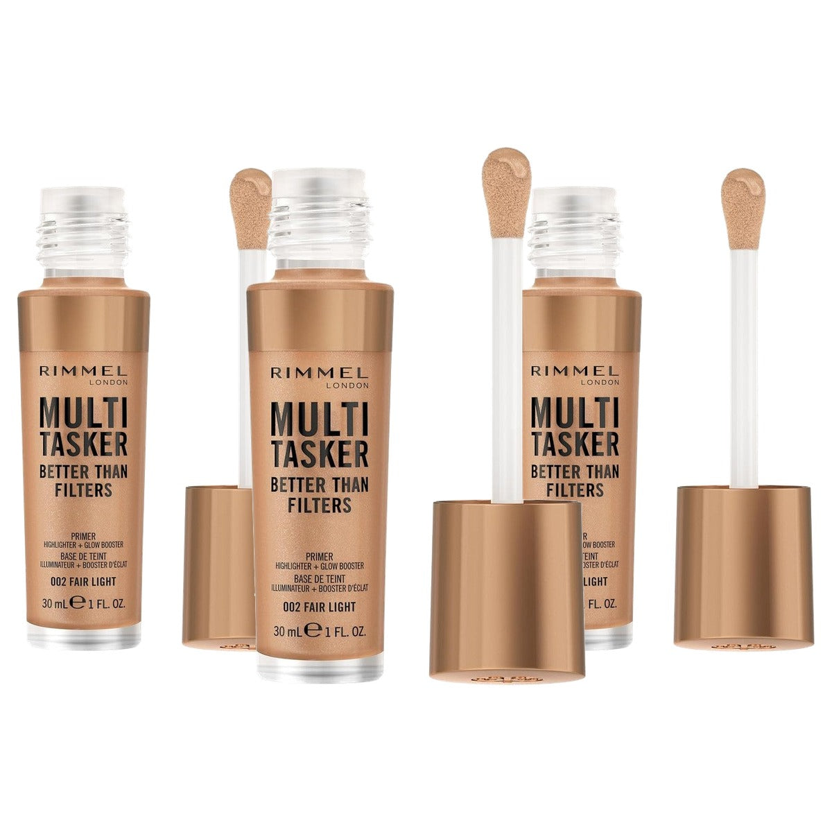 Rimmel London Multi-Tasker Better Than Filters 002 Fair Light 30 ml - 3 stuks