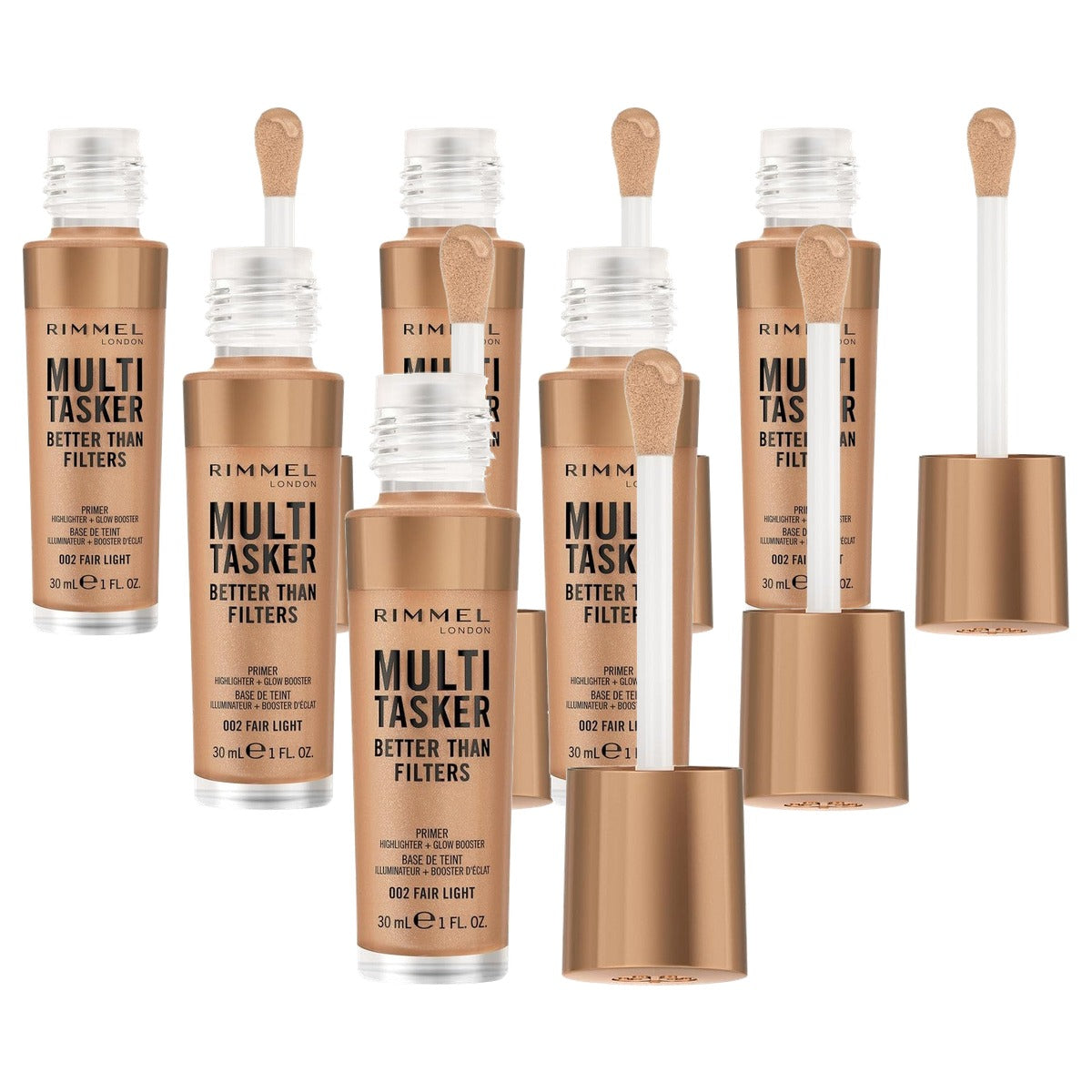 Rimmel London Multi-Tasker Better Than Filters 002 Fair Light 30 ml - 6 stuks