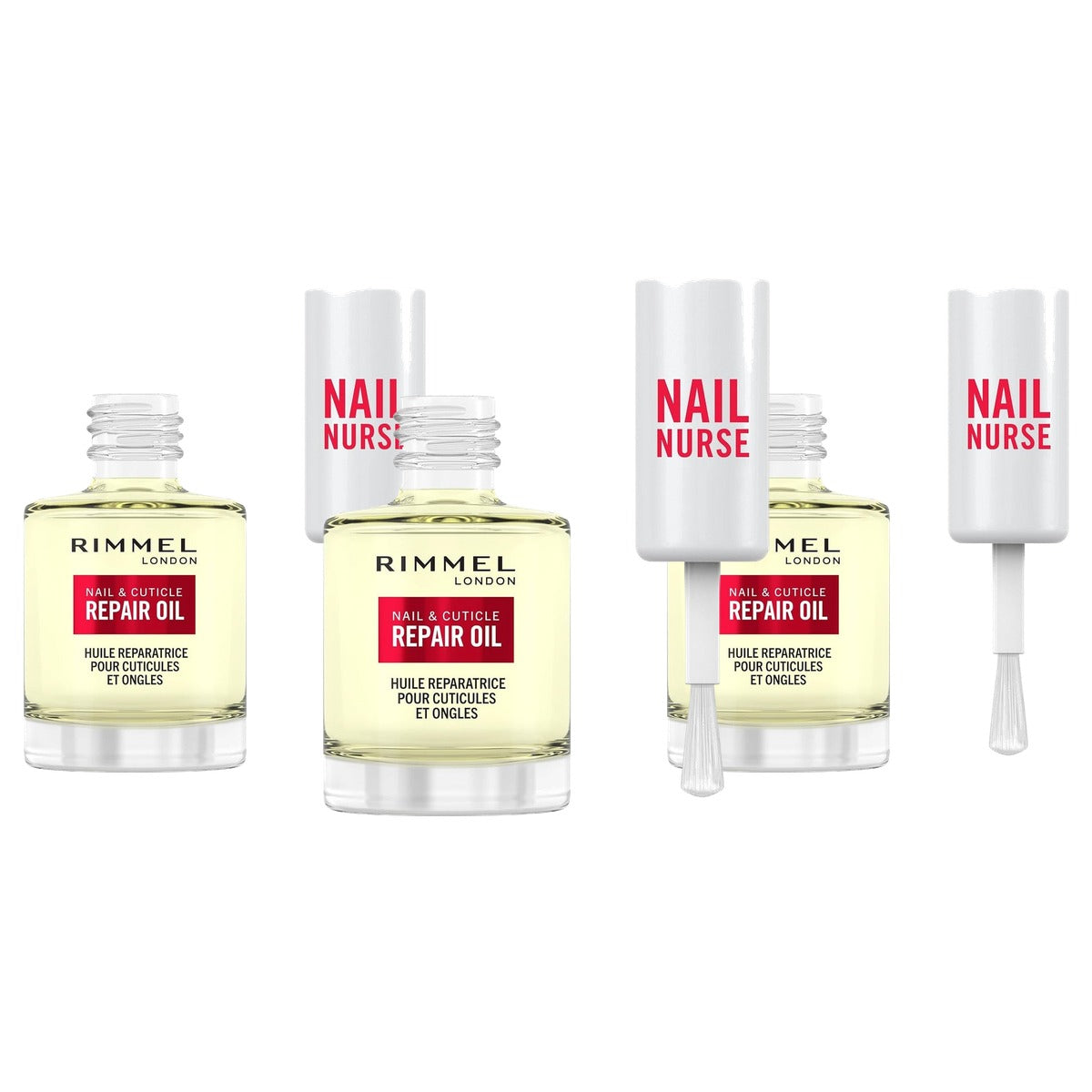 Rimmel London Nail Care Nagelreparatieolie 8 ml - 3 stuks