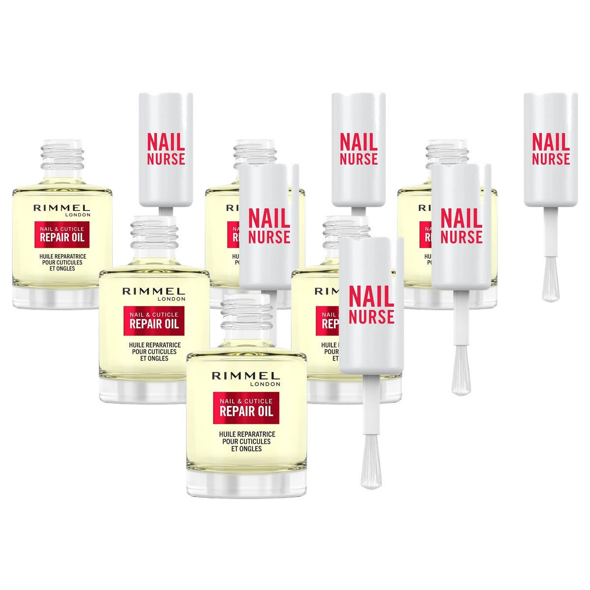 Rimmel London Nail Care Nagelreparatieolie 8 ml - 6 stuks