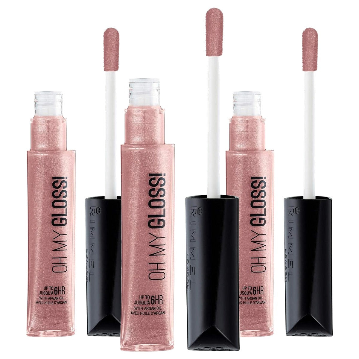 Rimmel London Oh My! Lip Gloss 130 6,5 ml - 3 stuks
