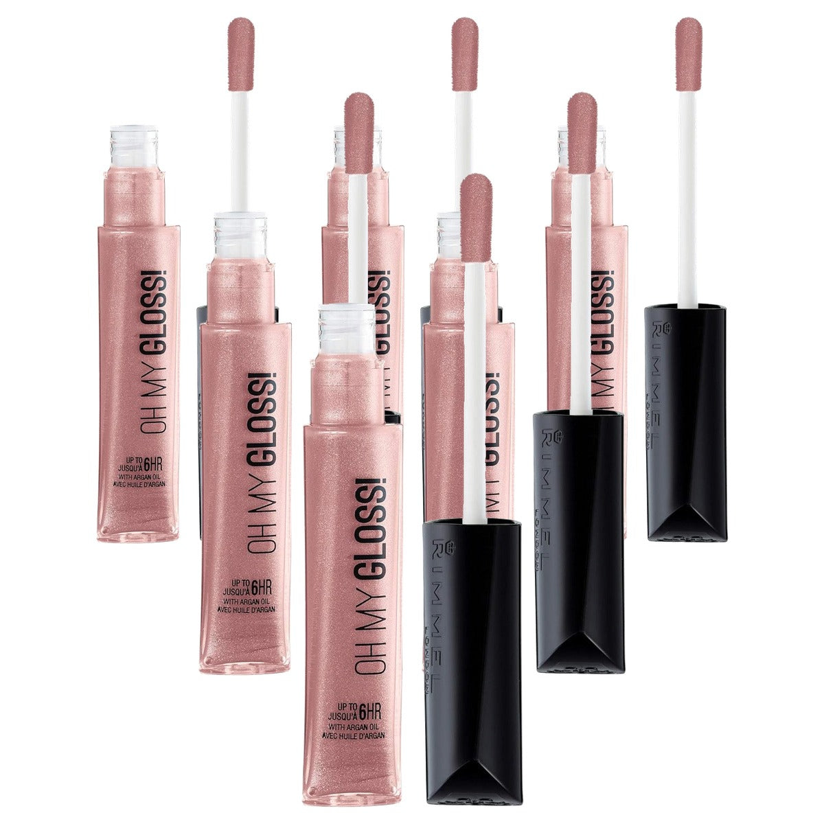 Rimmel London Gloss Oh My! Lip Gloss 130 6,5 ml - 6 stuks
