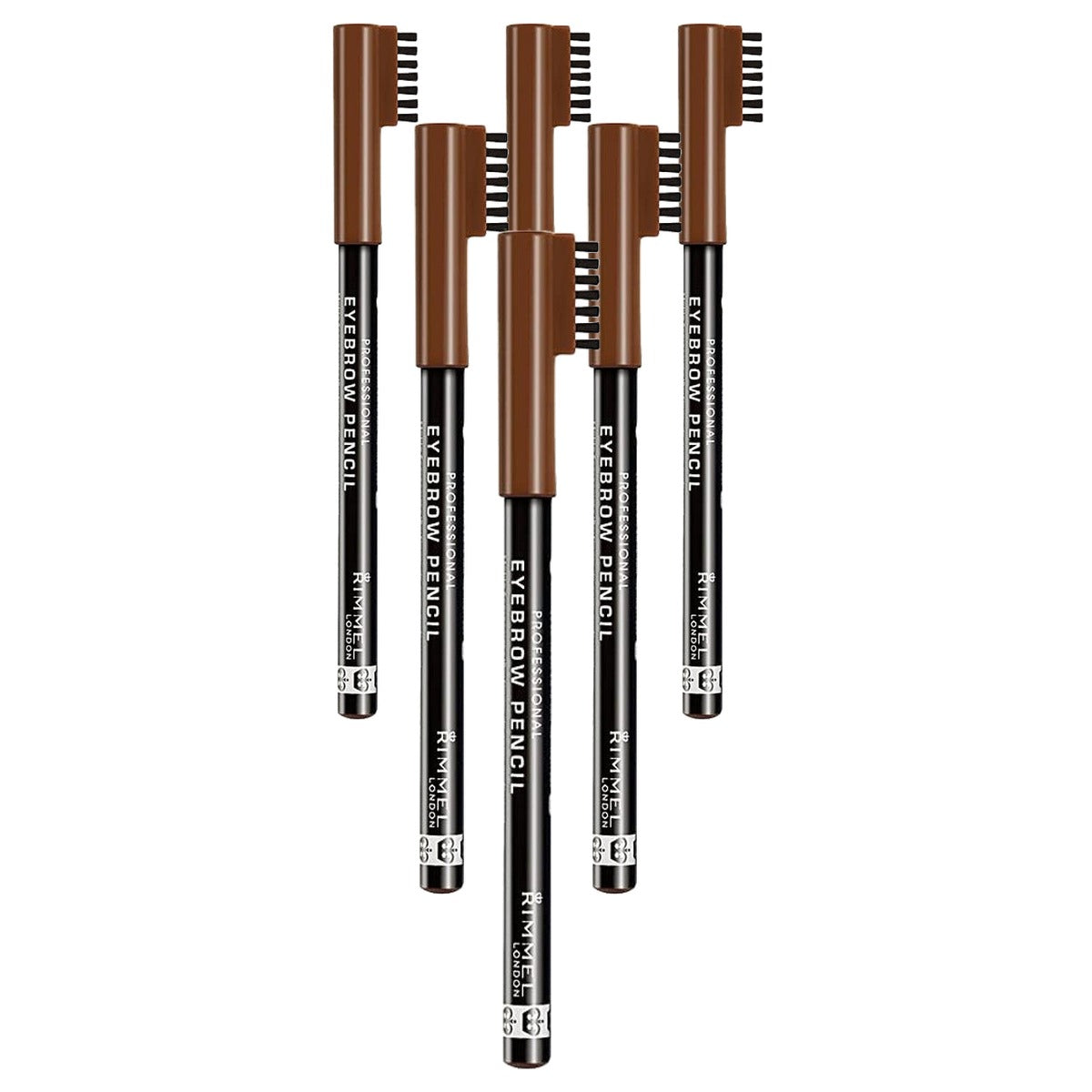 Huishoudvoordeel Rimmel London Professional Eyebrow Pencil Hazel 1.4 g - 6 stuks