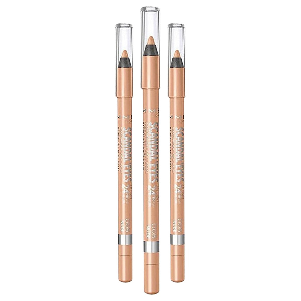 Rimmel London Scandal'Eyes Waterproof Eyeliner Nude 1,3 g - 3 stuks