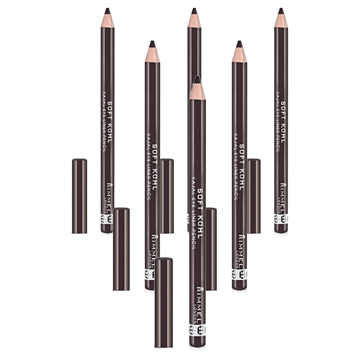 Rimmel London Soft Kohl Pencil 011 Sable - 6 stuks