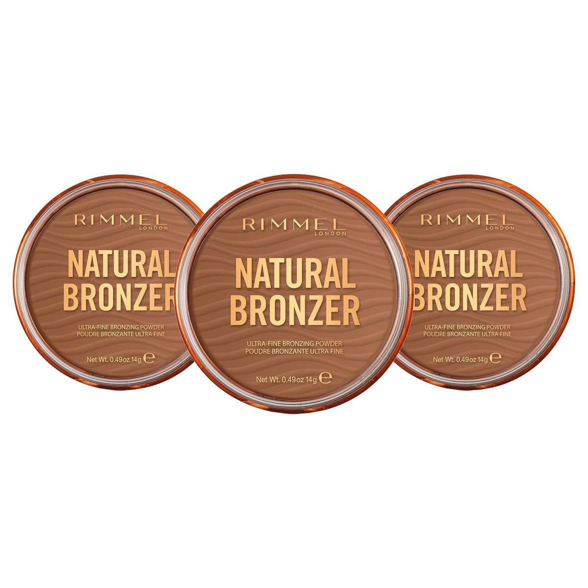 Rimmel London Sunset Bronzer 003 - 14g palet - 3 stuks