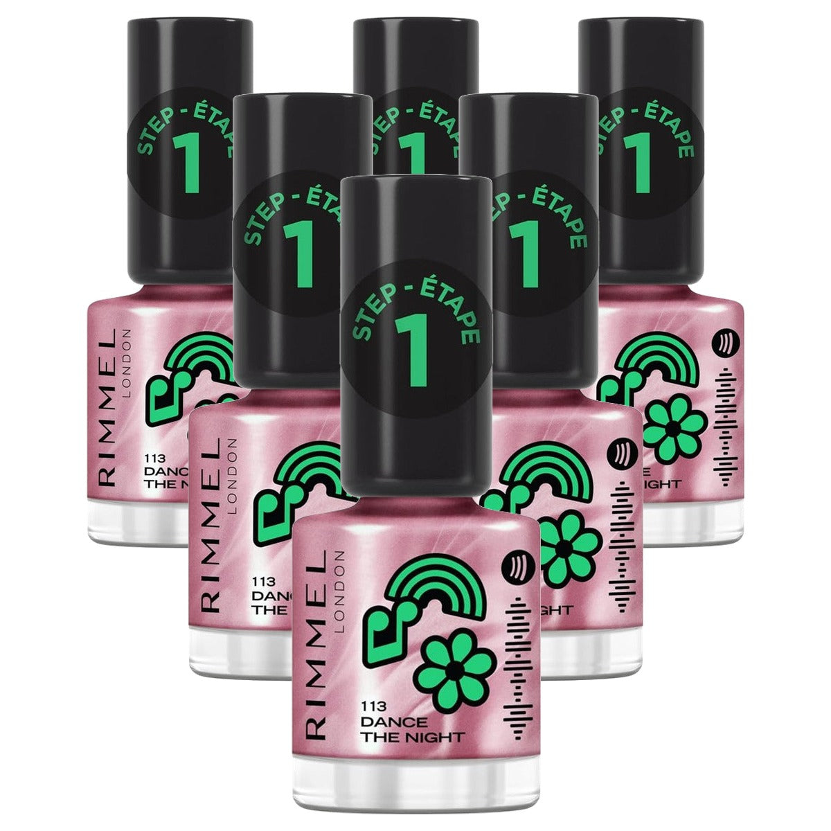 Rimmel London Super Gel Nagellak 113 Dance The Night 12 ml - 6 stuks