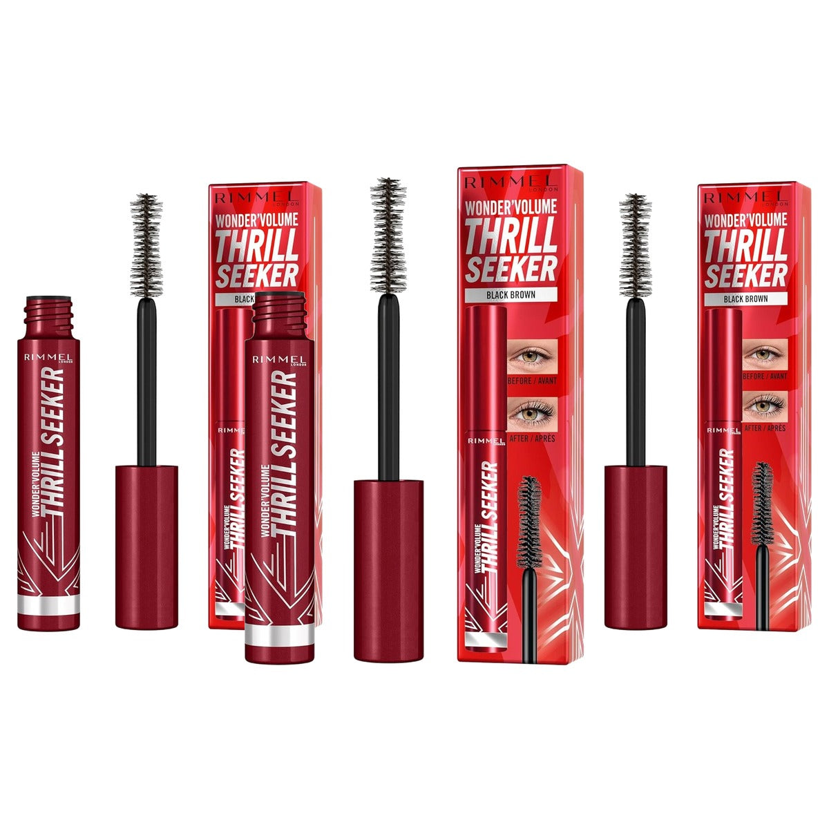 Rimmel London Thrill Seeker Mascara - 3 stuks