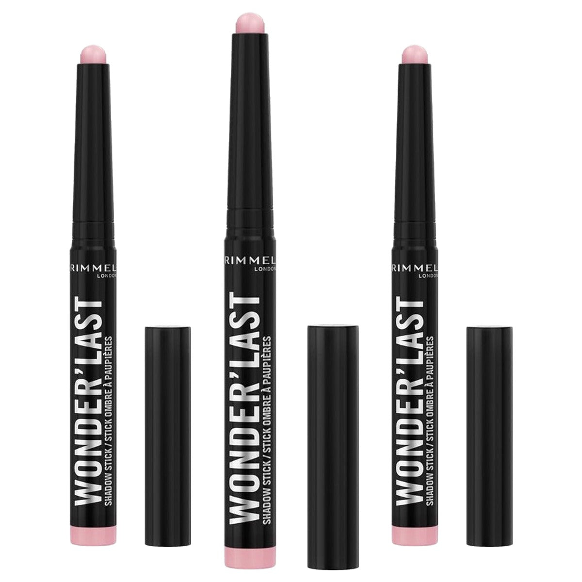 Rimmel London Wonder'Last 010 Strawberry Milkshake 1,64 g - 3 stuks