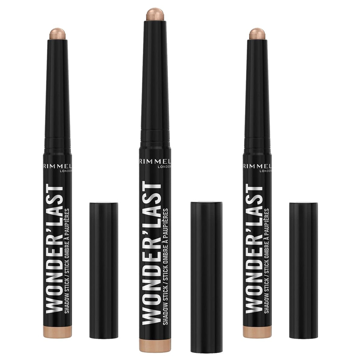 Rimmel London Wonder'Last 004 Soft Bubbles Oogschaduwstift 1,64 g - 3 stuks