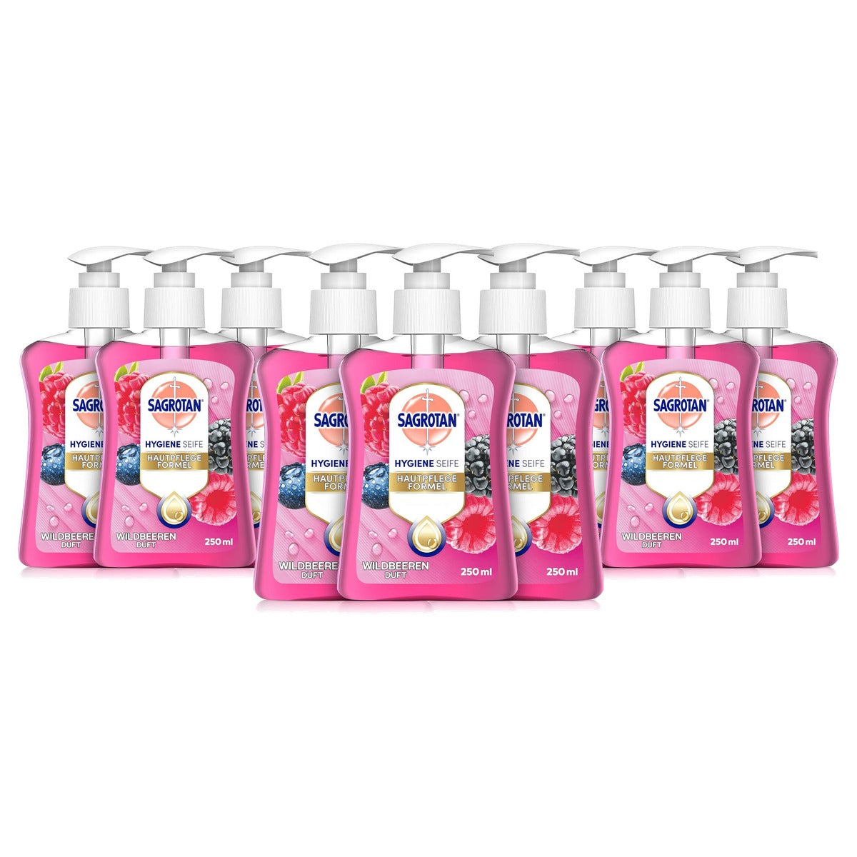 Sagrotan handzeep braambes en bosvruchten 3 x 250 ml - 3-pack