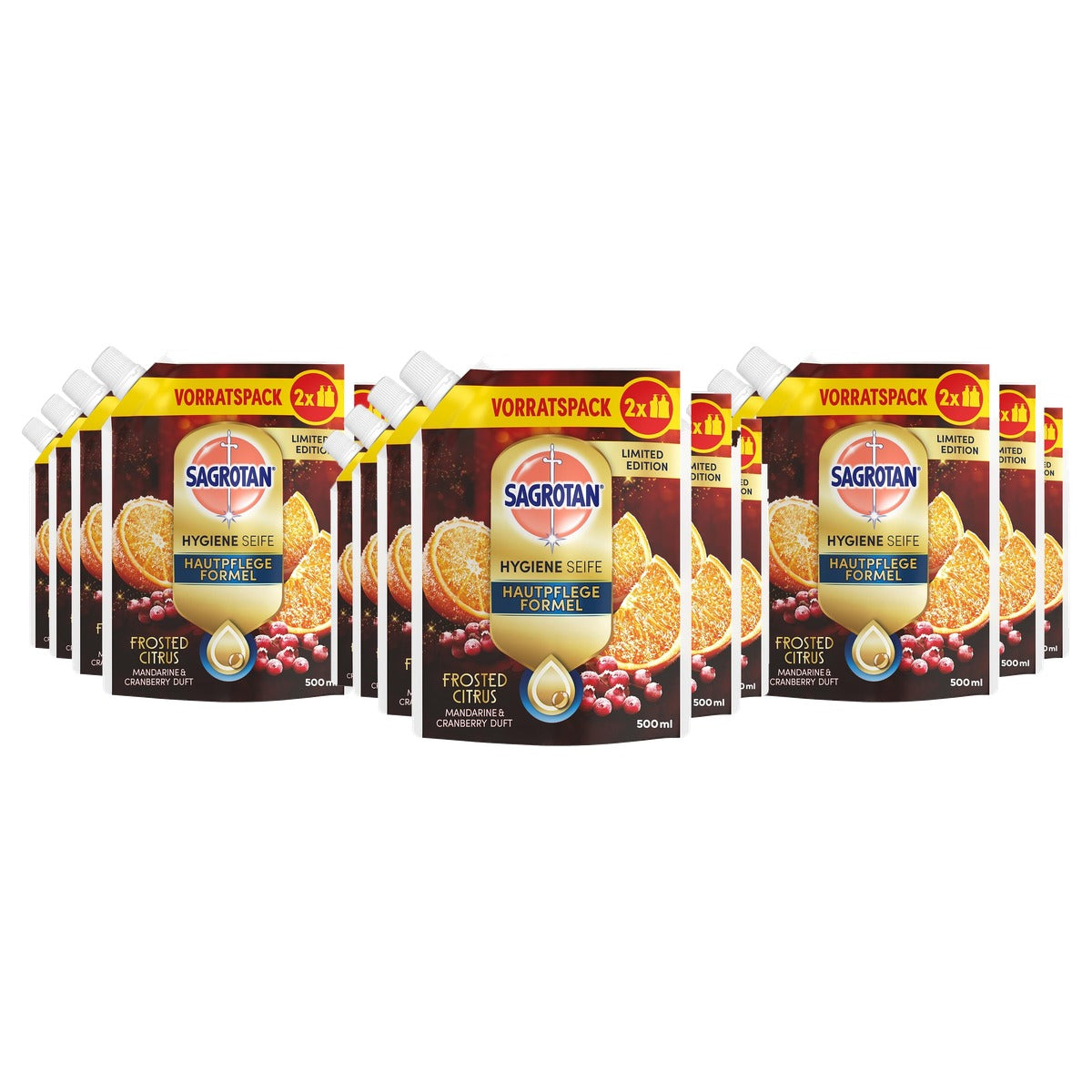 Sagrotan handzeep navulling Frosty Citrus 6 x 500 ml - 3-pack