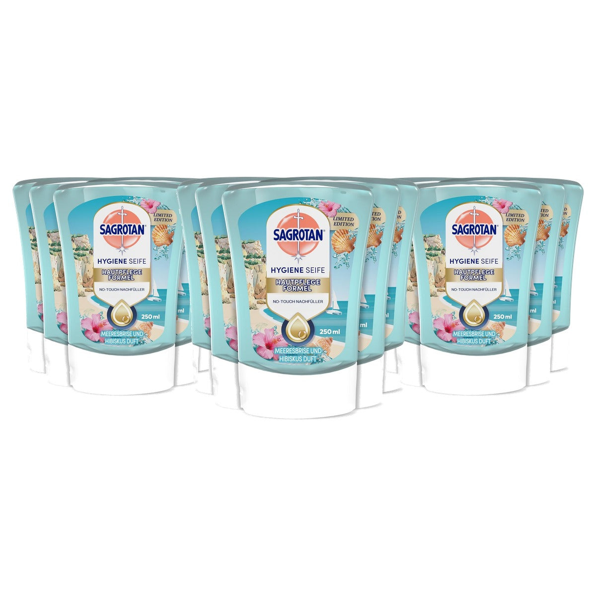 Sagrotan No-Touch navulzeep Sardinia Dreams 5 x 250 ml - 3-pack