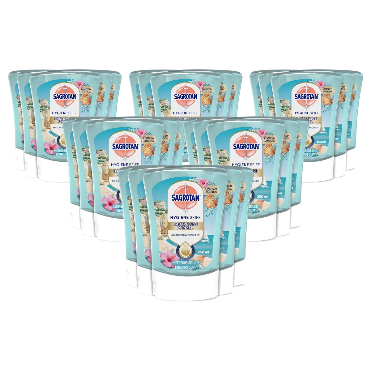 Sagrotan No-Touch navulzeep Sardinia Dreams 5 x 250 ml - 6-pack