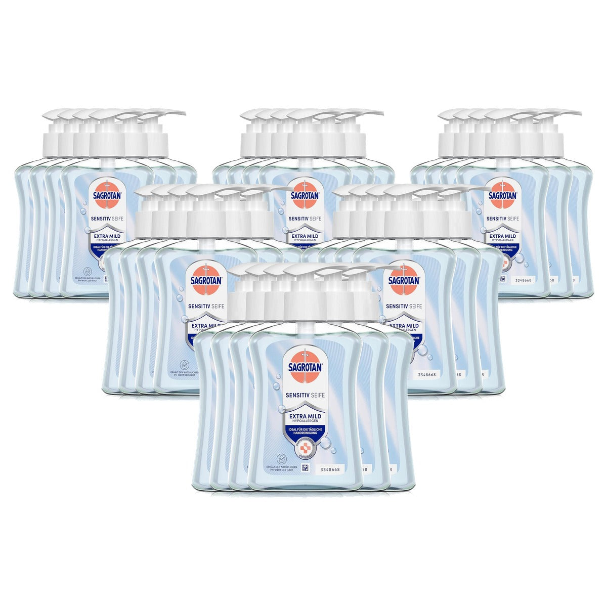 Sagrotan Sensitive handzeep hydraterend 6 x 250 ml - 6-pack