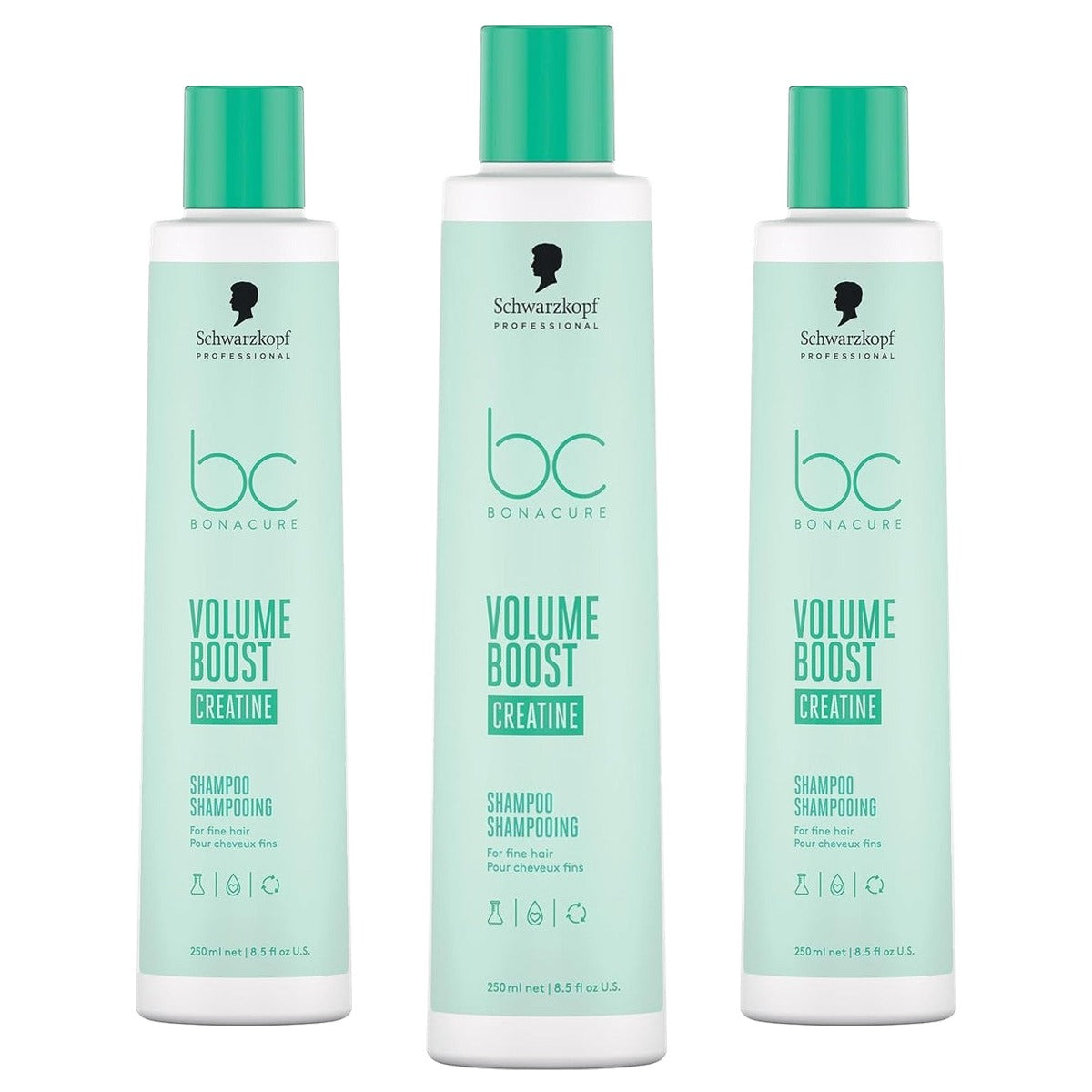 BC Bonacure Volume Boost Creatine Shampoo 250 ml - 3 stuks