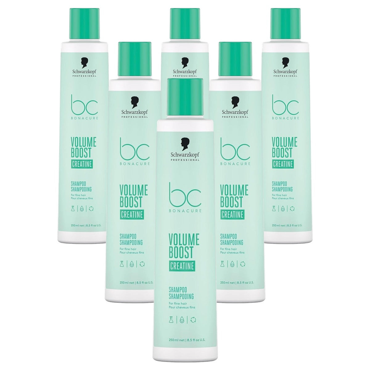 BC Bonacure Volume Boost Creatine Shampoo 250 ml - 6 stuks