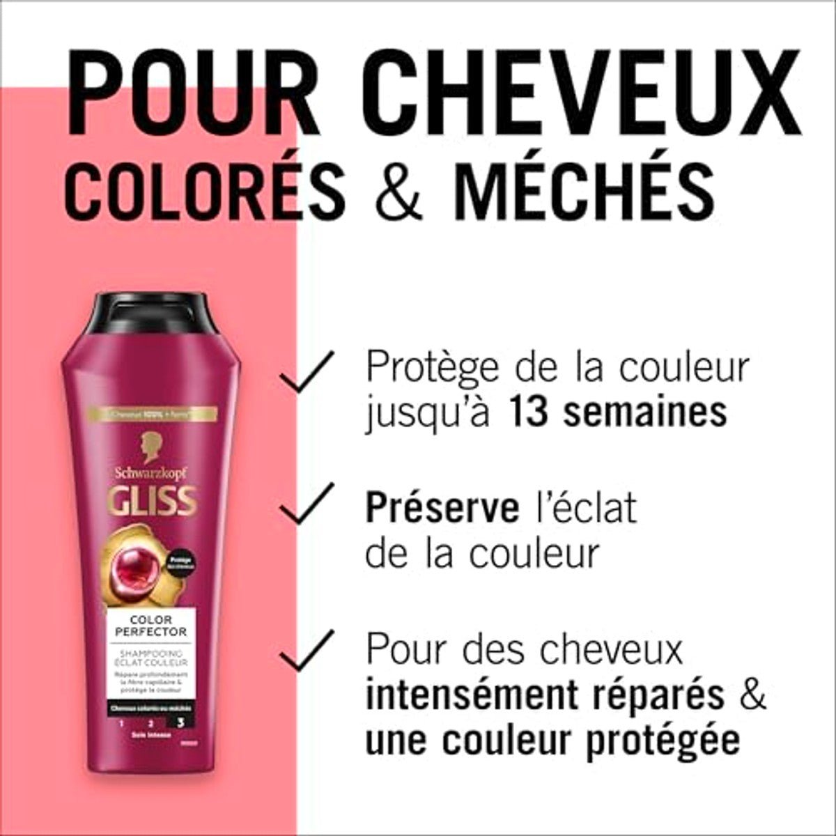 Schwarzkopf Gliss Color & Brillance Shampoo met UV-filter voor Gekleurd Haar 250 ml door Schwarzkopf nu bij Huishoudvoordeel