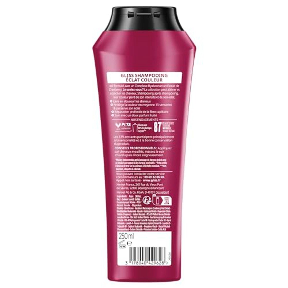 Schwarzkopf Gliss Color & Brillance Shampoo met UV-filter voor Gekleurd Haar 250 ml door Schwarzkopf nu bij Huishoudvoordeel