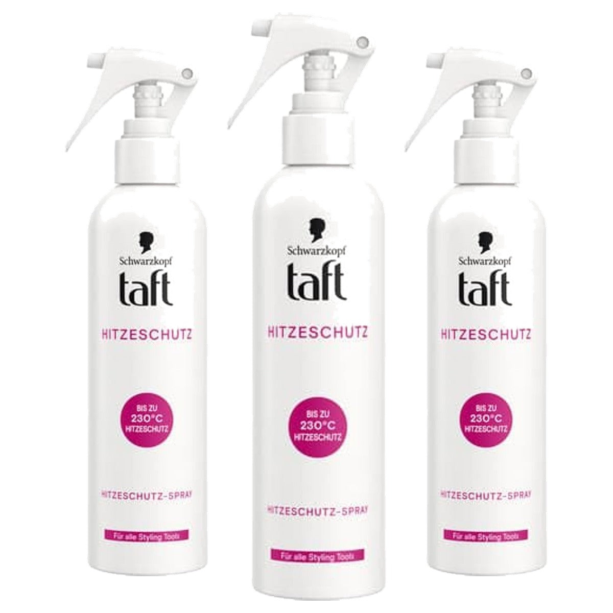 Schwarzkopf Taft hittebeschermingsspray 3 x 0,25 l - Voordeelverpakking