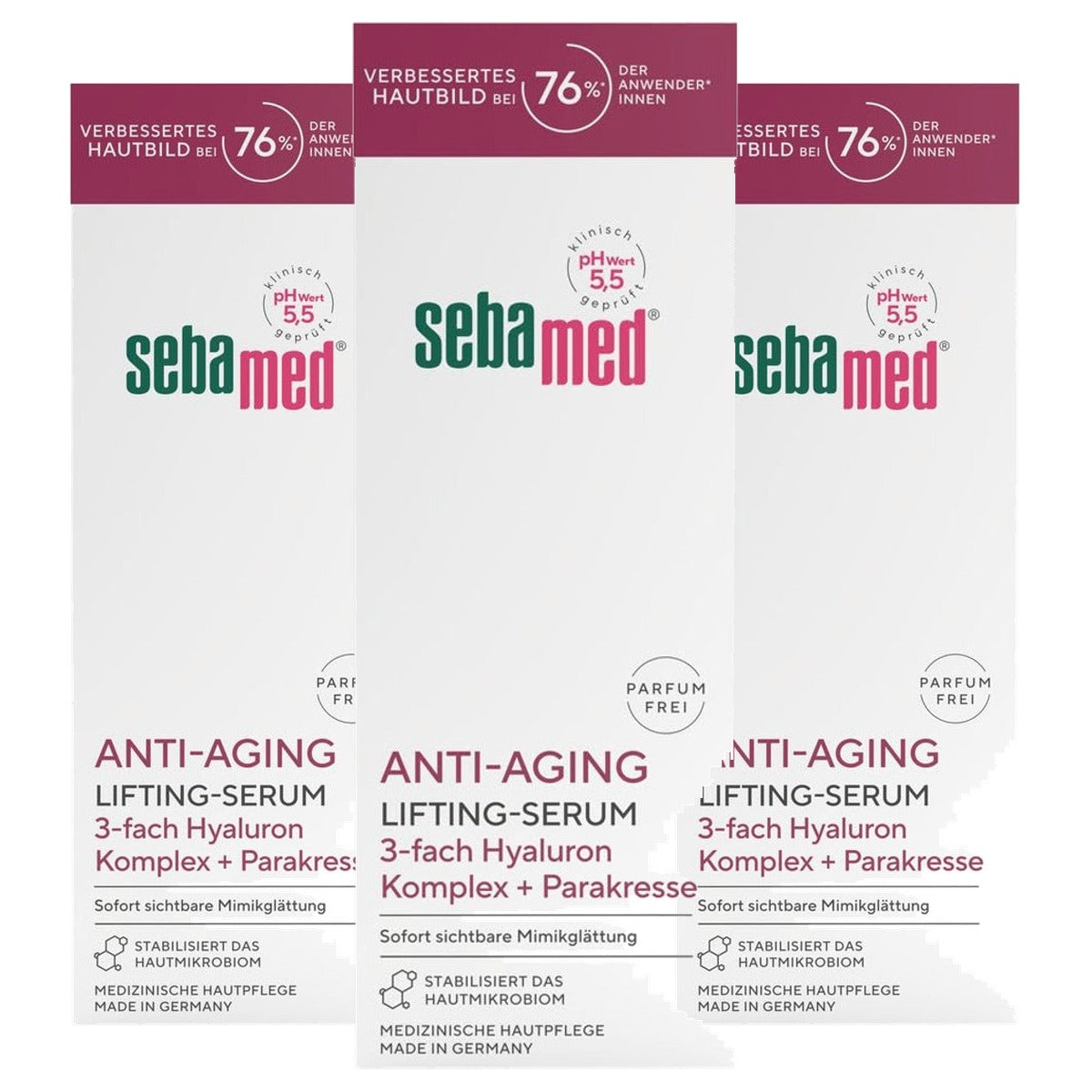 Sebamed Anti-aging hyaluronlifting serum - 3-pack