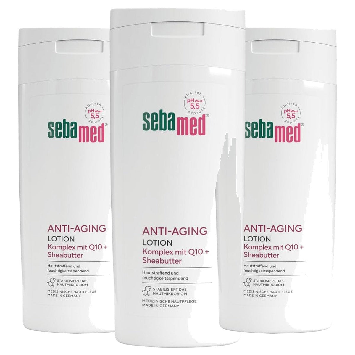Sebamed Anti-aging lotion Q10 droge huid 3 x 200 ml - Voordeelverpakking