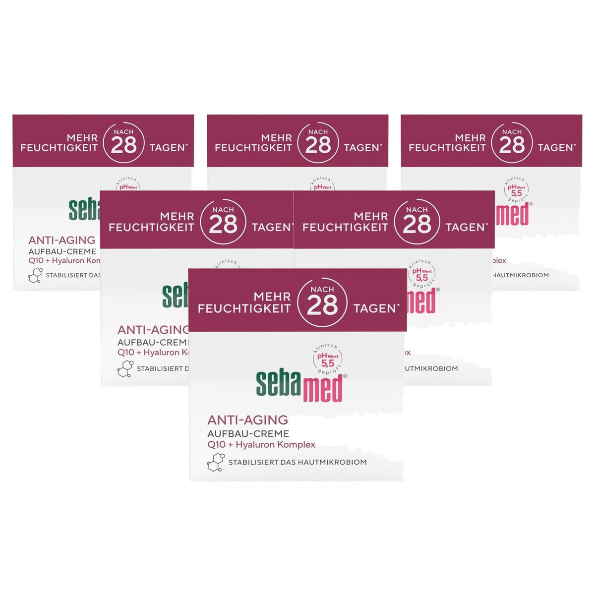 SEBAMED Anti-aging opbouwcrème 6 x 50 ml - Voordeelverpakking