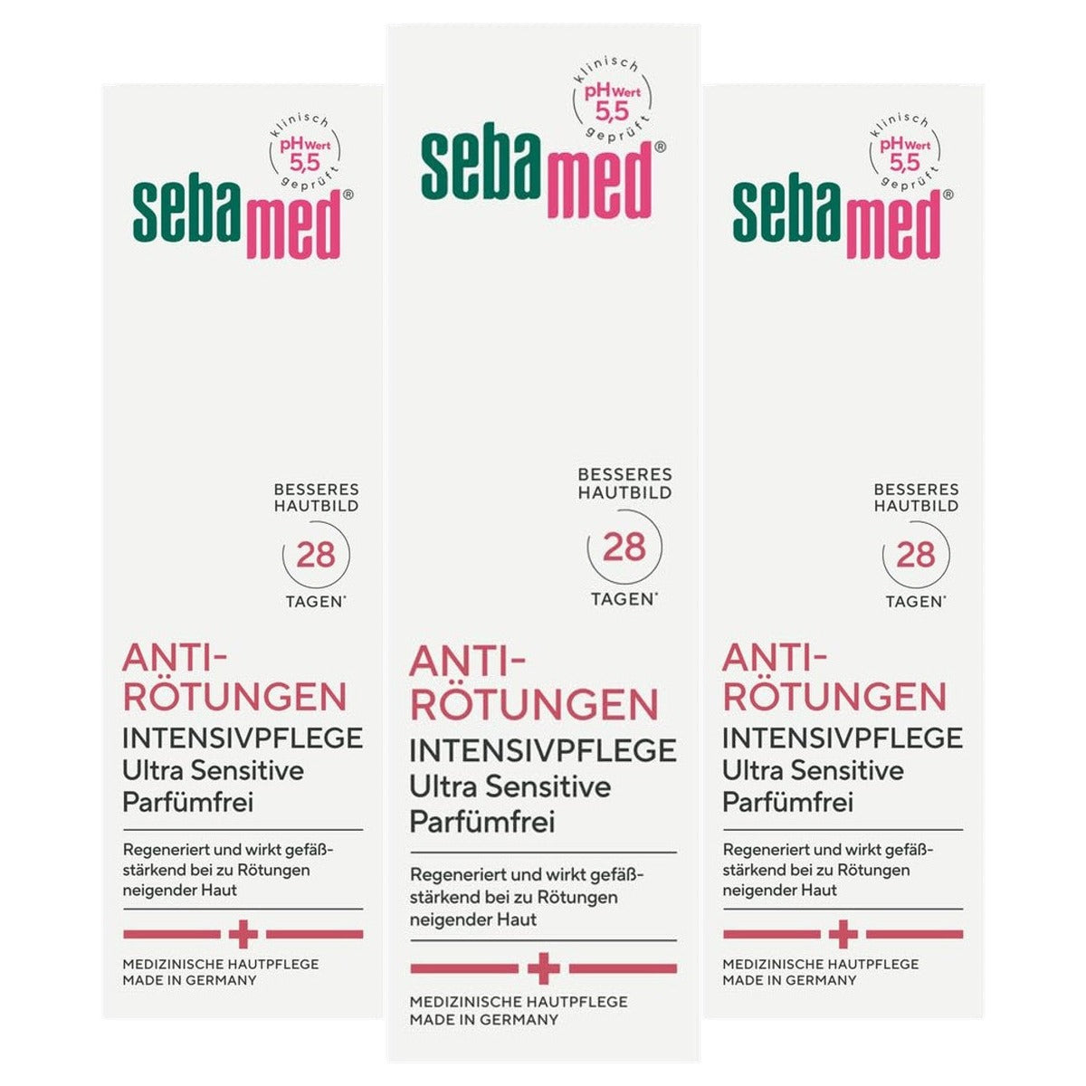 Sebamed Anti-roodheid regenererende intensieve verzorging - 3-pack