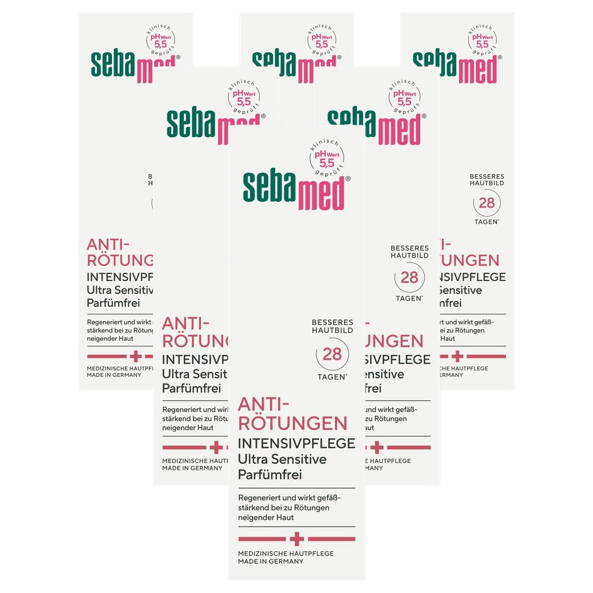Sebamed Anti-roodheid regenererende intensieve verzorging - 6-pack