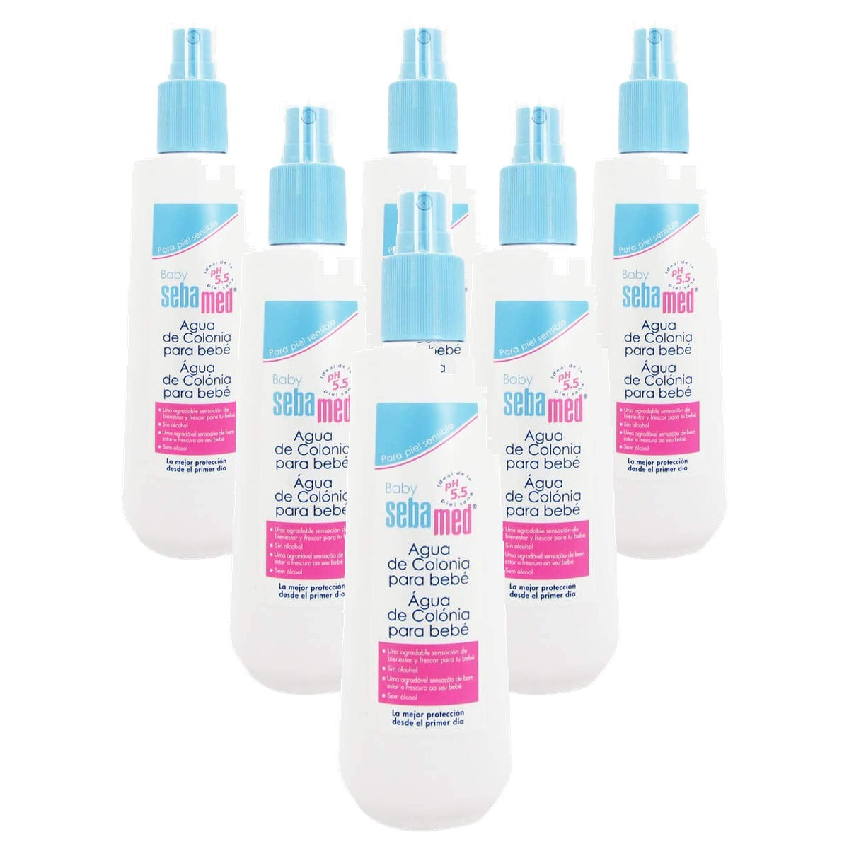 Sebamed Baby Agua de Colonia 6 x 250 ml - Voordeelverpakking