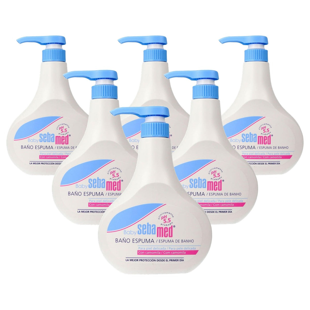 Sebamed Baby Badschuim 6 x 500 ml - Voordeelverpakking