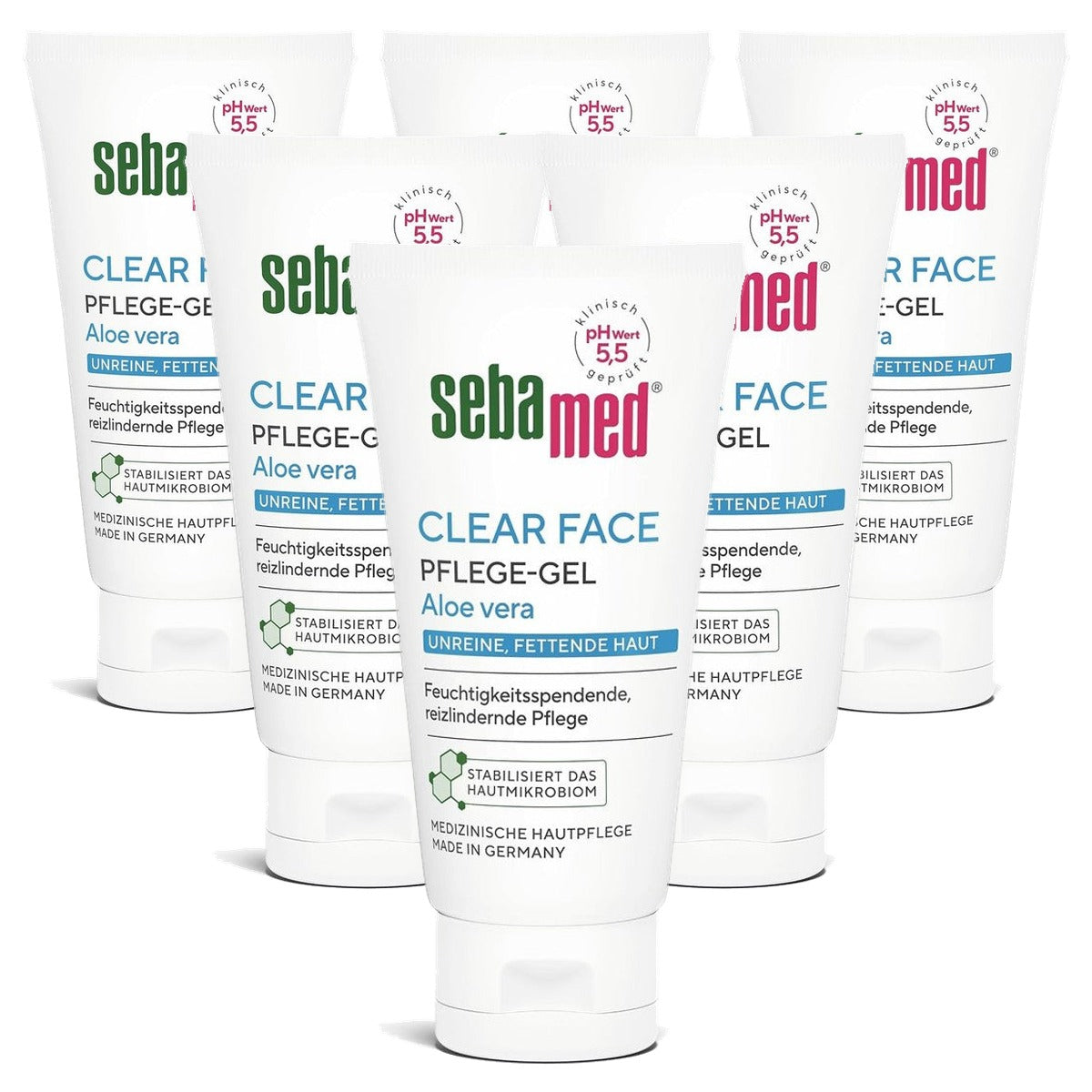 Sebamed Clear Face gezichtsverzorgingsgel - 6-pack