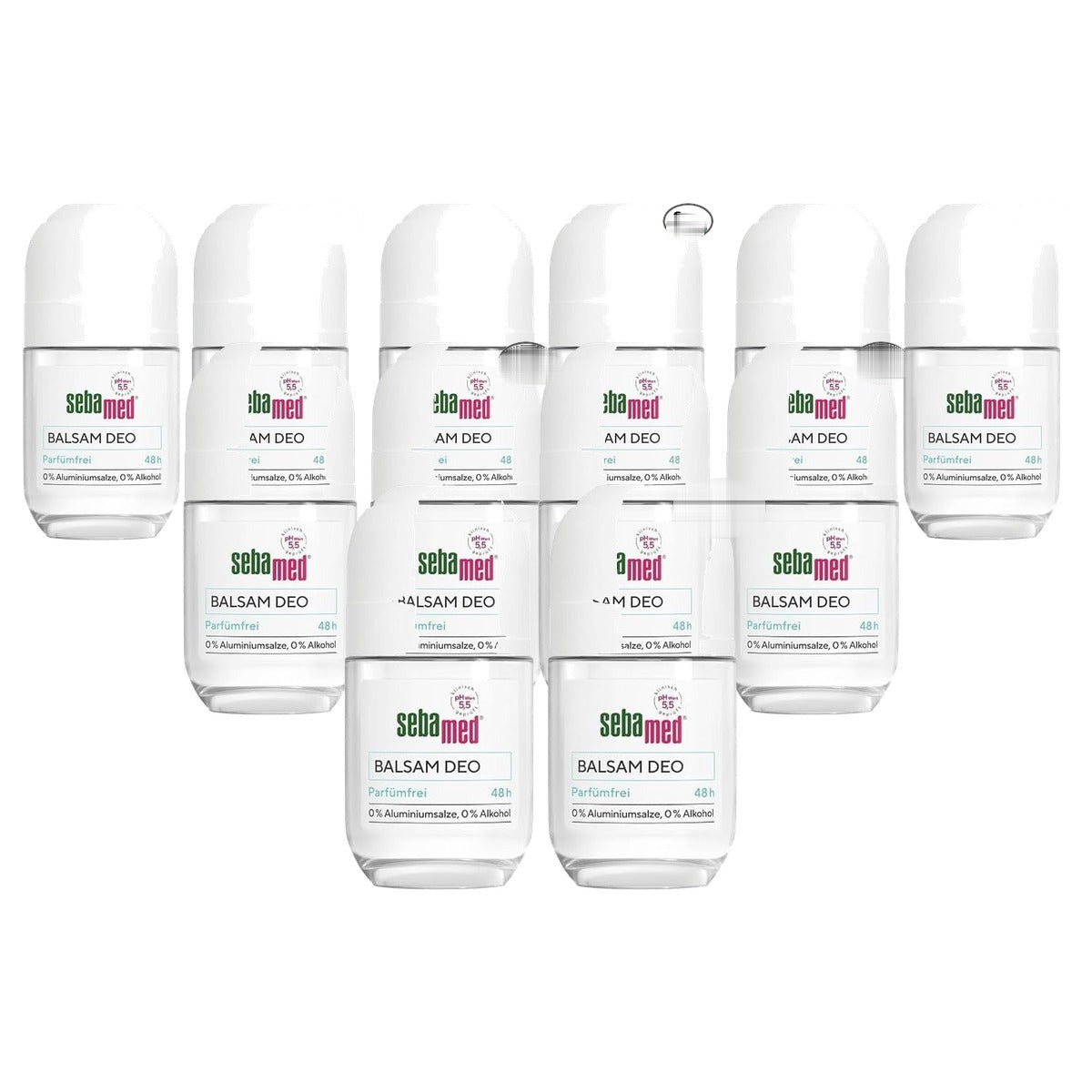 Sebamed Deodorant Roll-On parfumvrij 6 x 50 ml - Voordeelverpakking