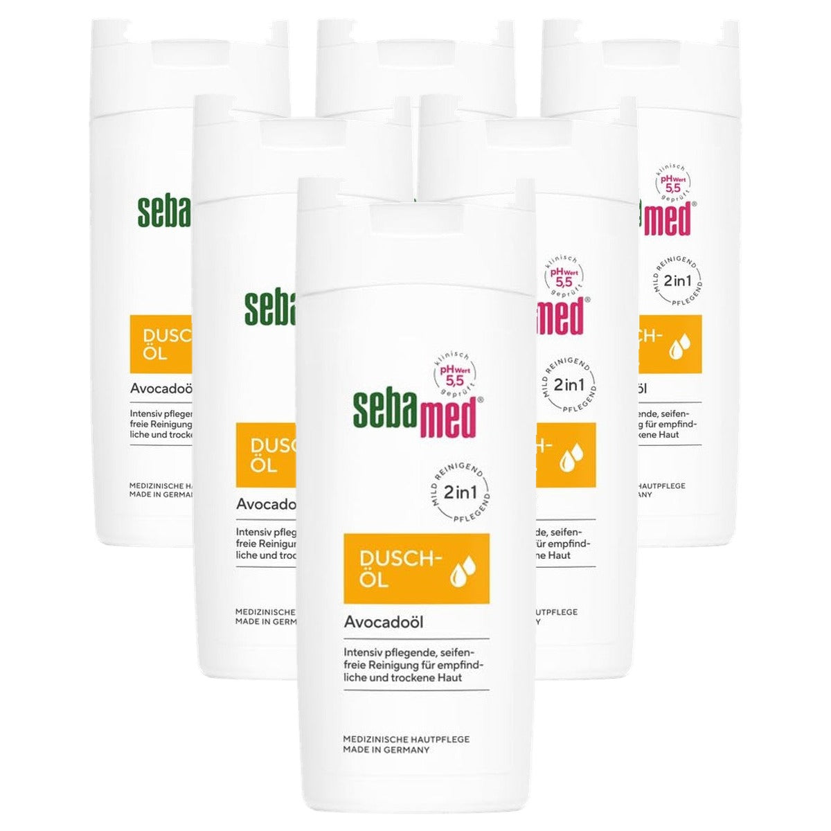 Sebamed Doucheolie 6 x 200 ml - Voordeelverpakking