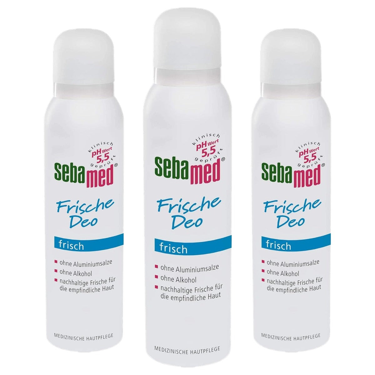 SEBAMED Frisse deodorant Aerosol Fris 3 x 150 ml - Voordeelverpakking