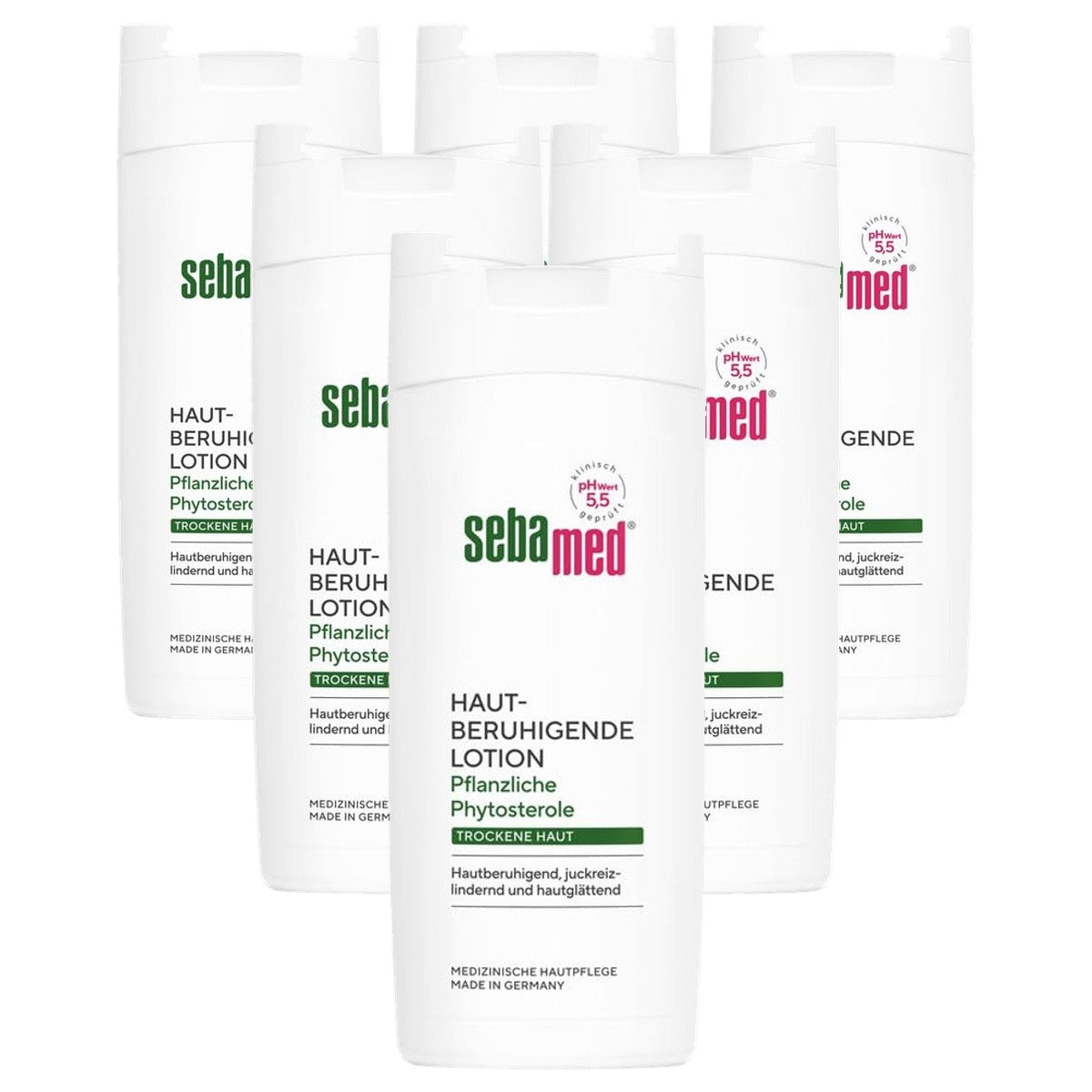 Sebamed Huidkalmerende lotion droge huid 6 x 200 ml - Voordeelverpakking