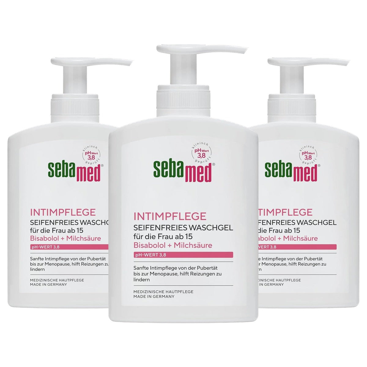 Sebamed Intieme Wasgel pH 3,8 3 x 200 ml - Voordeelverpakking