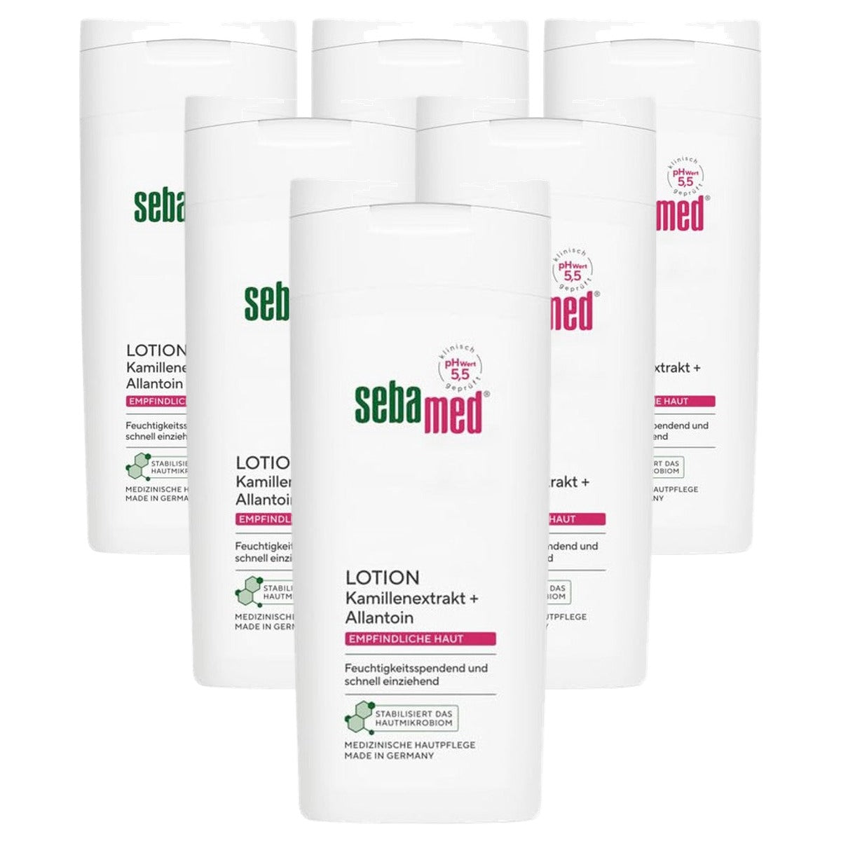 Sebamed Lotion voor gevoelige en droge huid 6 x 200 ml - Voordeelverpakking