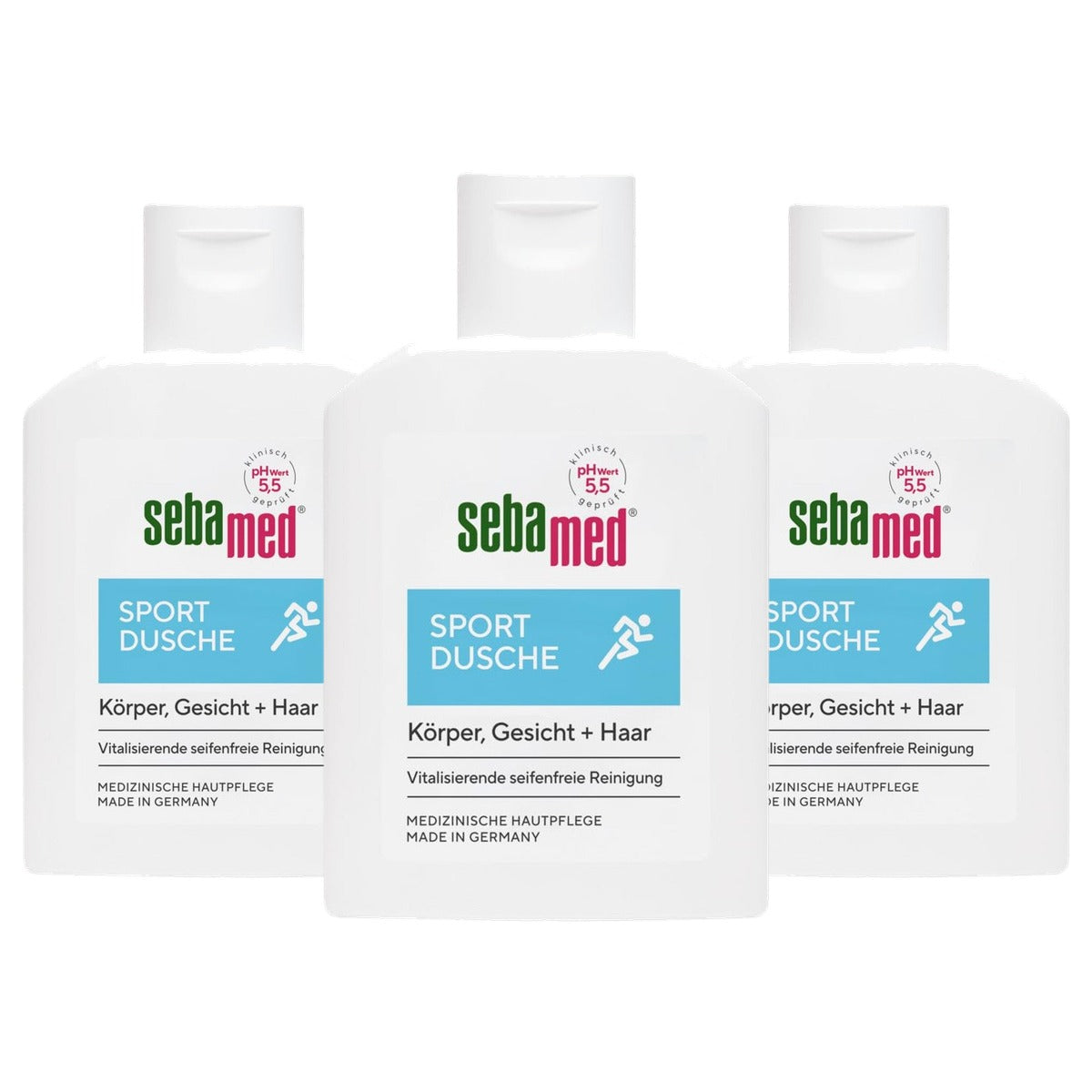 Sebamed Sportdouche 3-in-1 3 x 50 ml - Voordeelverpakking