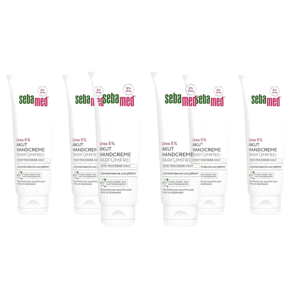 Sebamed Urea 5% acute handcrème parfumvrij - 3-pack