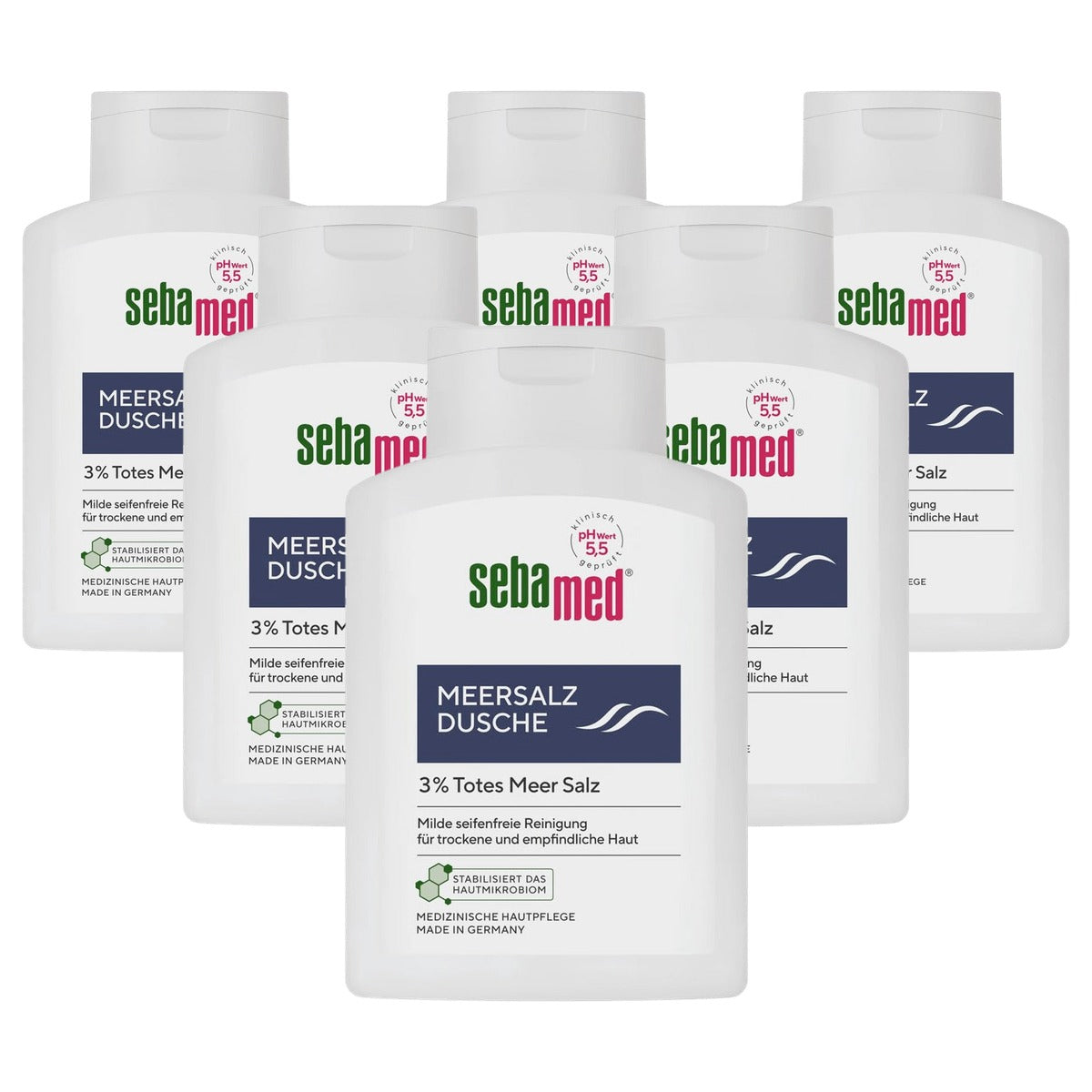 Sebamed Zeezout douchegel 6 x 200 ml - Voordeelverpakking