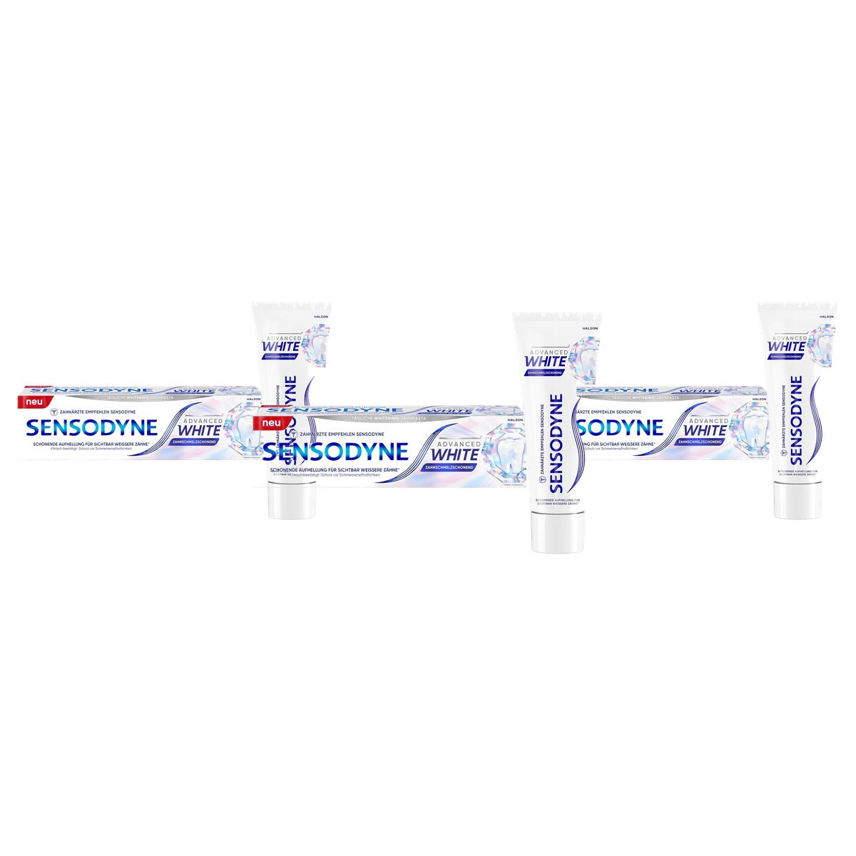 Sensodyne Advanced White Tandpasta 3 x 75 ml - Voordeelverpakking