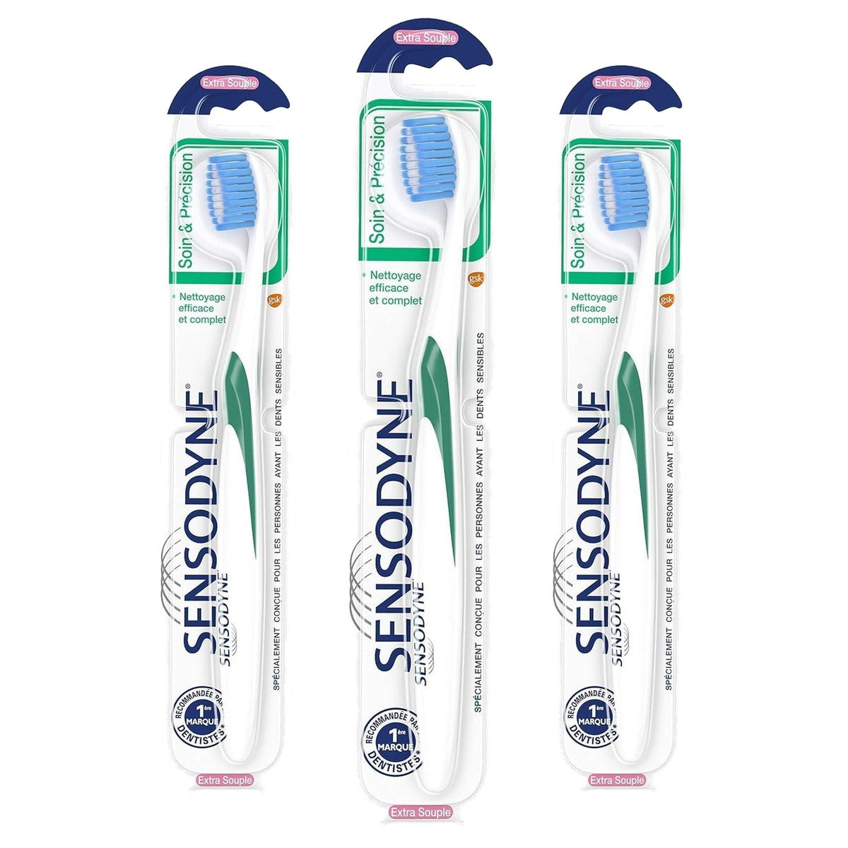 Sensodyne Care & Precision tandenborstel extra zacht - 3-pack