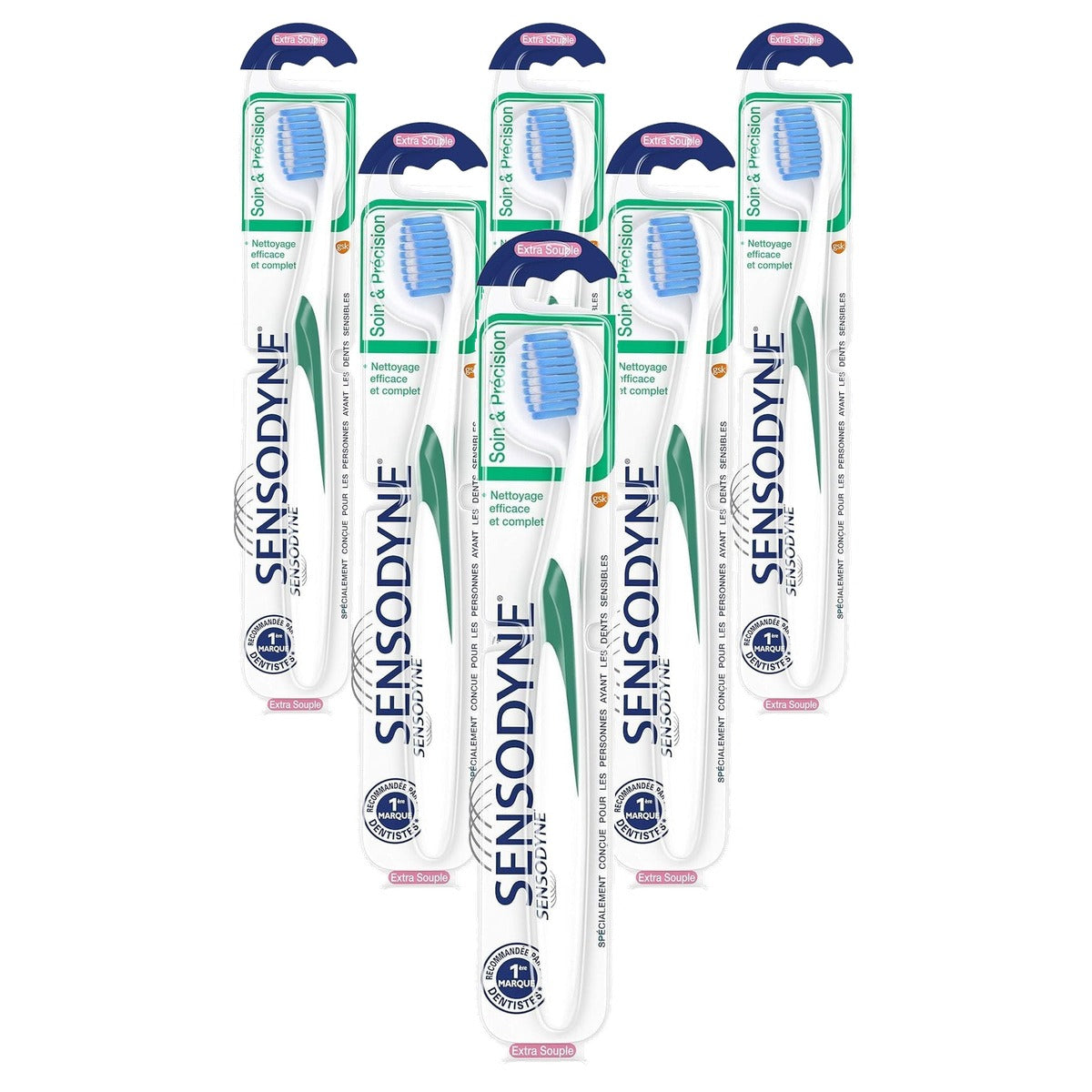 Sensodyne Care & Precision tandenborstel extra zacht - 6-pack