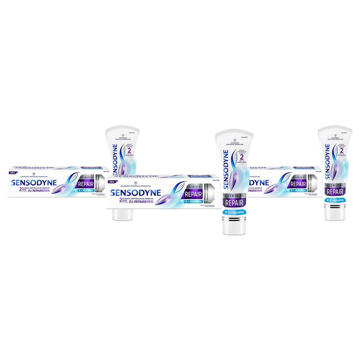 Sensodyne Clinical Repair Tandpasta 5% NovaMin 3 x 75 ml - Voordeelverpakking