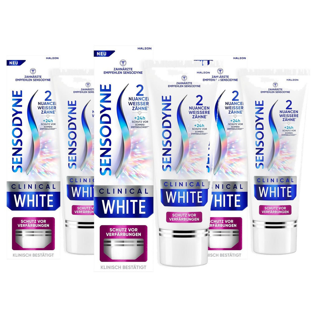 Sensodyne Clinical White Tandpasta 3 x 75 ml - Voordeelverpakking